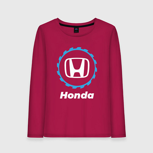 Женский лонгслив Honda в стиле Top Gear / Маджента – фото 1
