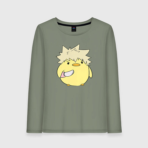 Женский лонгслив Опасный Бакуго My Hero Academia / Авокадо – фото 1