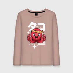 Женский лонгслив Japanese octopus