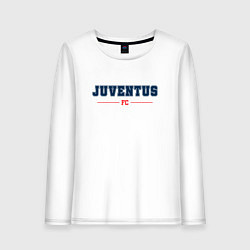 Лонгслив хлопковый женский Juventus FC Classic, цвет: белый