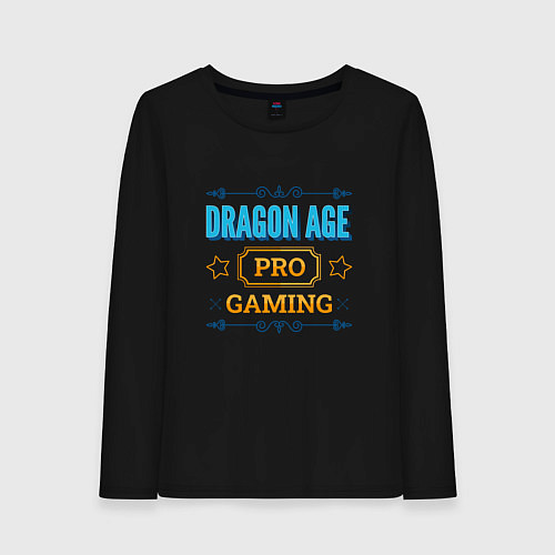 Женский лонгслив Игра Dragon Age PRO Gaming / Черный – фото 1