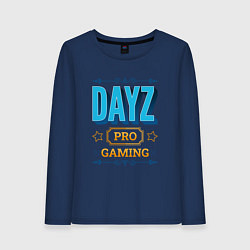 Лонгслив хлопковый женский Игра DayZ PRO Gaming, цвет: тёмно-синий