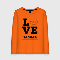 Лонгслив хлопковый женский Jaguar Love Classic, цвет: оранжевый
