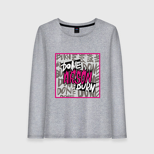 Женский лонгслив Arson j-hope BTS / Меланж – фото 1