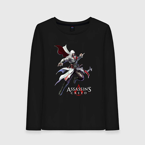 Женский лонгслив ASSASSINS CREED - invisible killer / Черный – фото 1