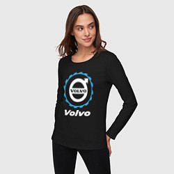 Лонгслив хлопковый женский Volvo в стиле Top Gear, цвет: черный — фото 2