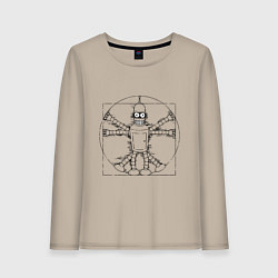 Женский лонгслив Vitruvian Bender