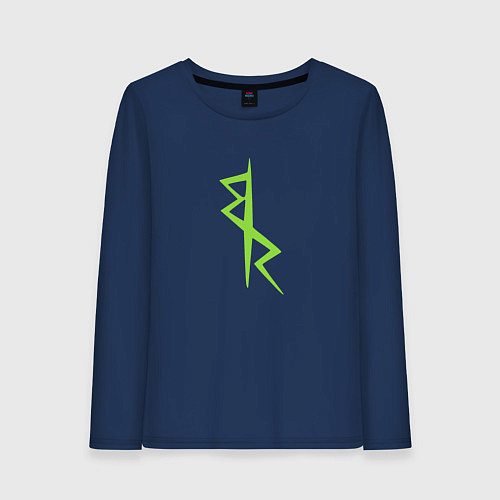 Женский лонгслив Cyberpunk - Команда Дэвида / Тёмно-синий – фото 1