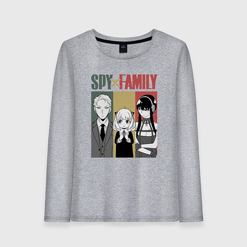 Женский лонгслив Семья Форджеров / Меланж – фото 1