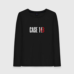 Лонгслив хлопковый женский Case 143, цвет: черный