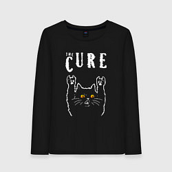 Женский лонгслив The Cure rock cat