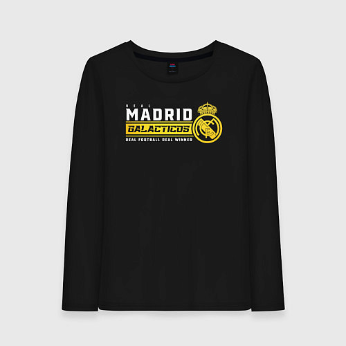 Женский лонгслив Real Madrid galacticos / Черный – фото 1