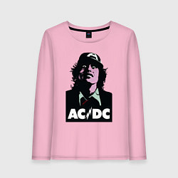 Женский лонгслив Angus young - ACDC