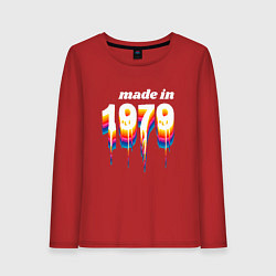 Женский лонгслив Made in 1979 liquid art