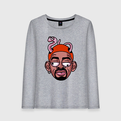 Женский лонгслив Rodman snake / Меланж – фото 1