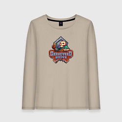Женский лонгслив Graveyard Keeper логотип игры
