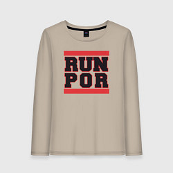 Женский лонгслив Run Portland Trail Blazers