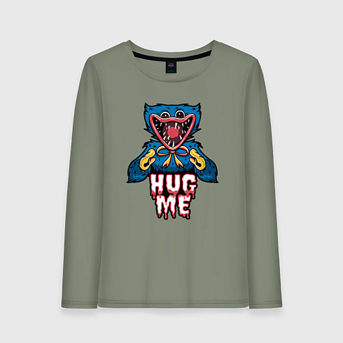 Женский лонгслив Обними Хагги Вагги / Авокадо – фото 1