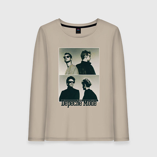 Женский лонгслив Depeche Mode - Music for the Masses / Миндальный – фото 1
