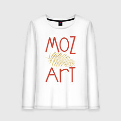 Женский лонгслив Моцарт art