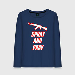 Женский лонгслив Spray and play