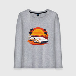 Женский лонгслив Ретро Феррари