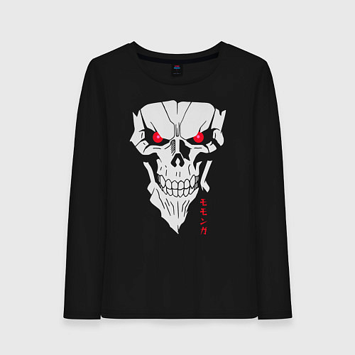 Женский лонгслив Момонга Оверлорд / Черный – фото 1