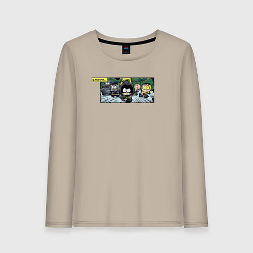 Женский лонгслив Комикс Южный парк арт / Миндальный – фото 1
