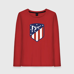 Лонгслив хлопковый женский Atletico Madrid FC, цвет: красный