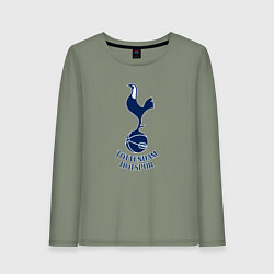 Лонгслив хлопковый женский Tottenham Hotspur fc sport, цвет: авокадо