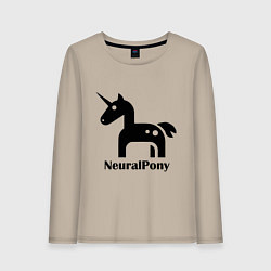 Женский лонгслив Neural Pony