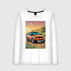 Женский лонгслив Land rover evoque