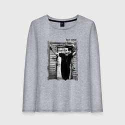 Лонгслив хлопковый женский Depeche Mode - Dave Gahan by Anton Corbijn, цвет: меланж
