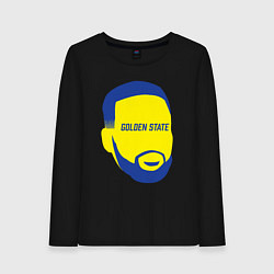 Лонгслив хлопковый женский Golden State Curry, цвет: черный