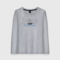 Женский лонгслив Дух приключений