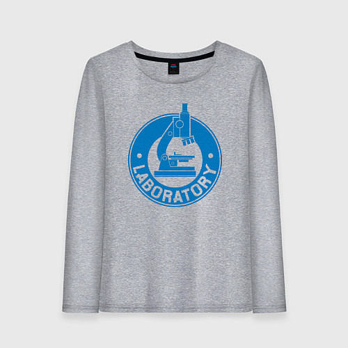 Женский лонгслив Laboratory / Меланж – фото 1