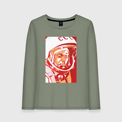 Женский лонгслив Gagarin in red