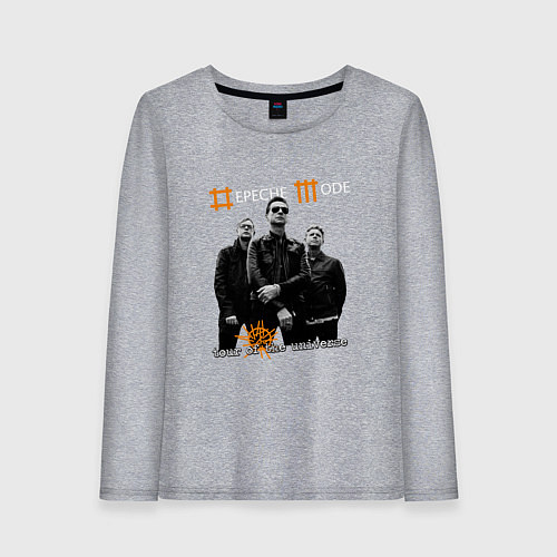 Женский лонгслив Depeche Mode - Sounds of the universe / Меланж – фото 1