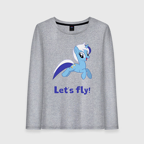 Женский лонгслив Пони Менуэт / Меланж – фото 1