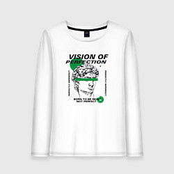 Женский лонгслив Статуя Давида streetwear