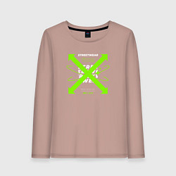 Женский лонгслив Скрещенные стрелки streetwear