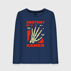 Женский лонгслив Anatomy of a gamer