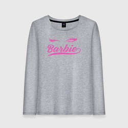Лонгслив хлопковый женский Barbie blink, цвет: меланж