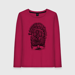 Женский лонгслив Индейка спереди