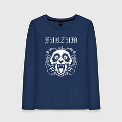 Женский лонгслив Burzum rock panda