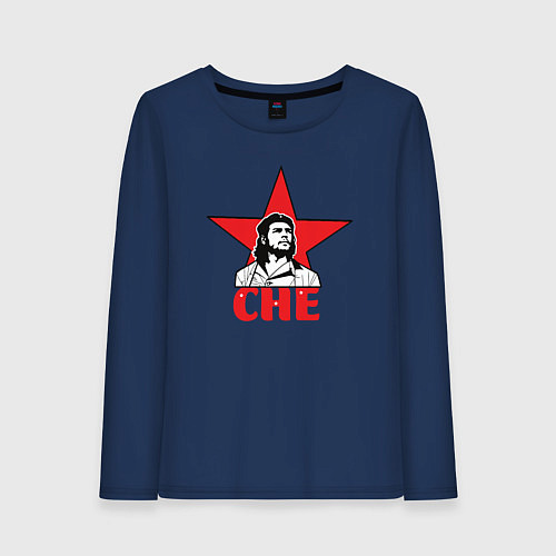 Женский лонгслив Che Guevara star / Тёмно-синий – фото 1