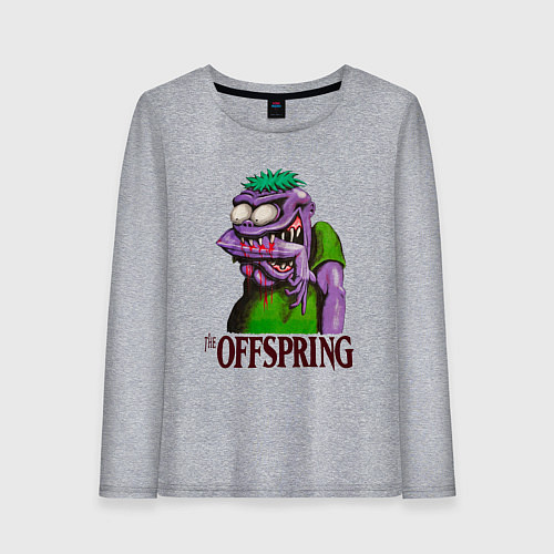 Женский лонгслив The Offspring bite me / Меланж – фото 1