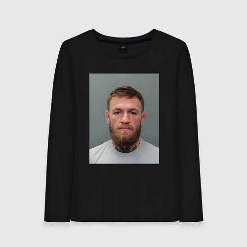 Женский лонгслив Conor McGregor magshot / Черный – фото 1
