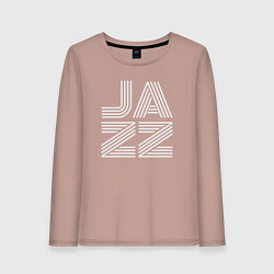 Лонгслив хлопковый женский Jazz vibe, цвет: пыльно-розовый