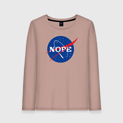 Женский лонгслив Nope NASA